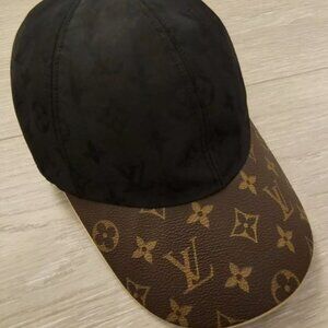 Louis Vuitton Cap Black x Brown Monogram